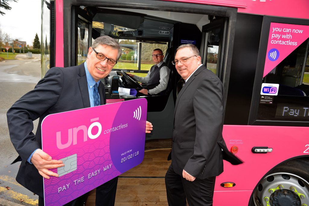 UNO Goes Contactless, A First for Northampton Ticketer